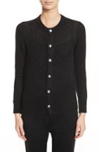 Women's Tricot Comme Des Garcons Alpaca Blend Button Cardigan, Size - Black