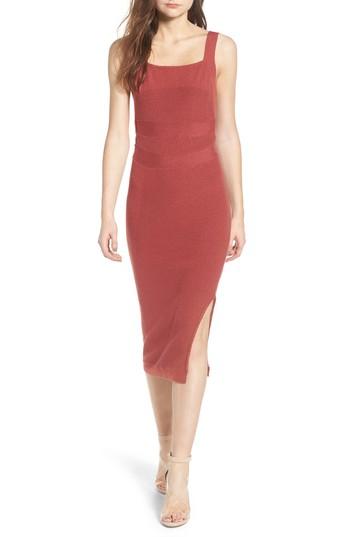 Women's 4si3nna Midi Body-con Dress - Red