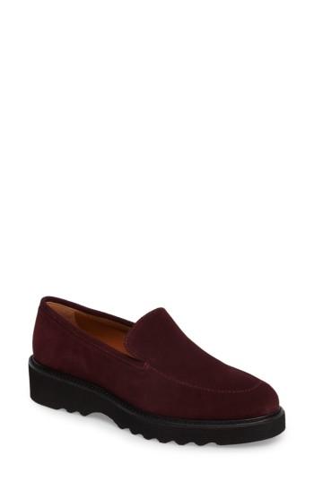 Women's Aquatalia Kelsey Weatherproof Loafer M - Burgundy