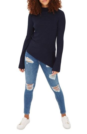 Women's Topshop Jamie Super Rip Skinny Jeans