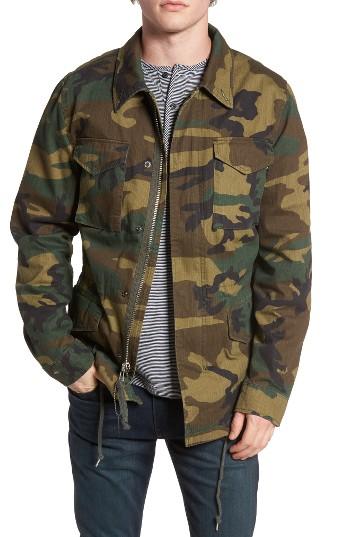 Men's Alpha Industries Dragon Tour Camo Field Jacket - Green