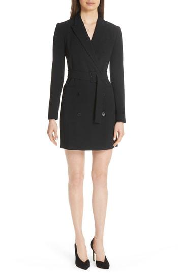 Women's Theory Belted Blazer Dress - Black