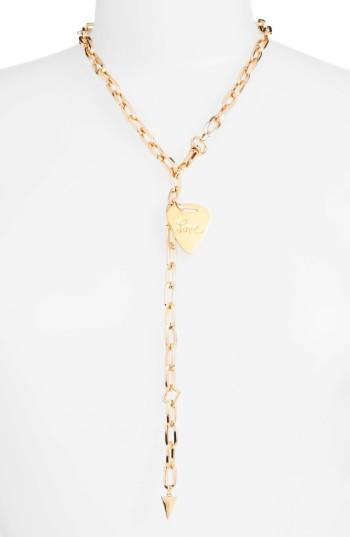 Women's Rebecca Minkoff Guitar Pick Drop Necklace