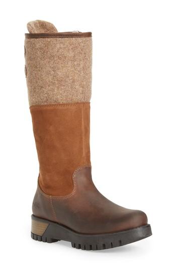 Women's Bos. & Co. 'ginger' Waterproof Mid Calf Platform Boot .5-7us / 37eu - Brown