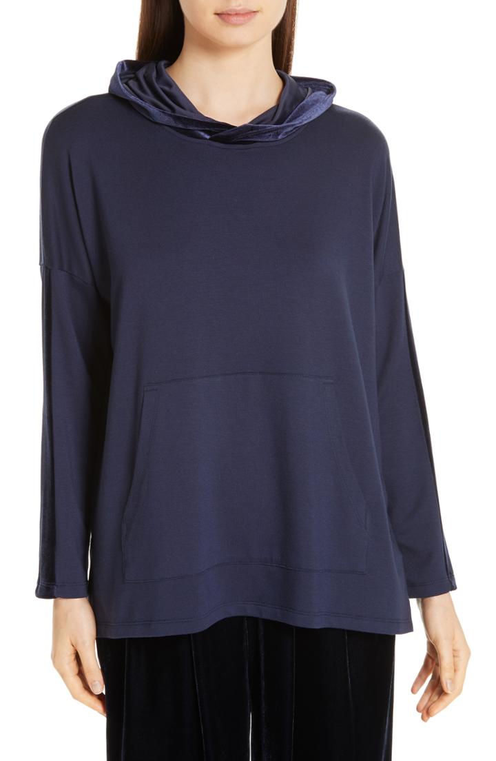 Women's Eileen Fisher Hoodie - Blue