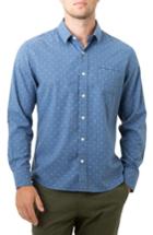 Men's 7 Diamonds Madison Blues Woven Shirt, Size - Blue
