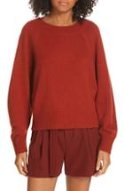Women's Vince Raglan Dolman Sleeve Sweater - Red