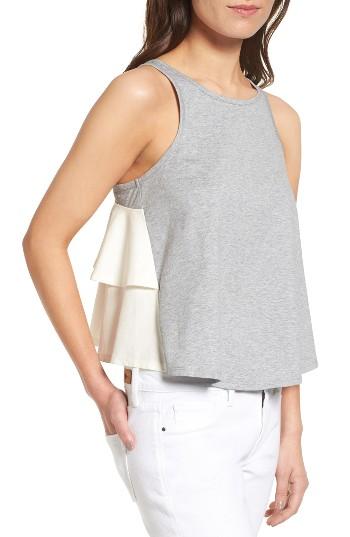 Women's Chelsea28 Ruffle Back Tank - Grey