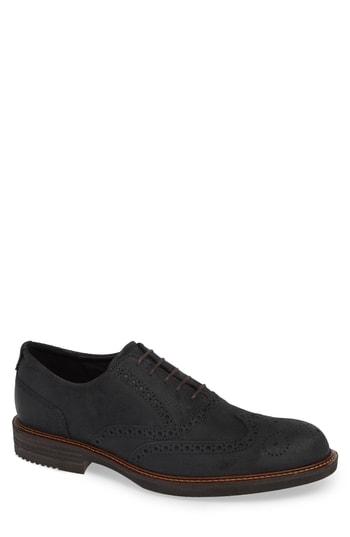 Men's Ecco Kenton Wingtip Oxford -7.5us / 41eu - Black