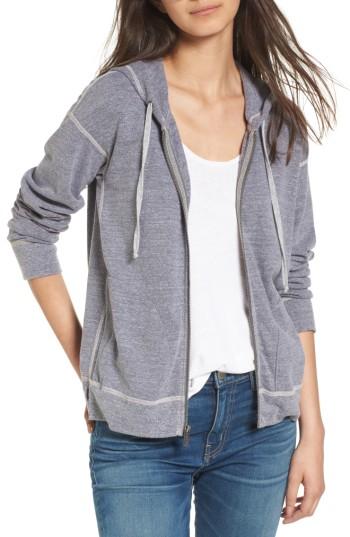 Women's Splendid Active Zip Hoodie - Grey