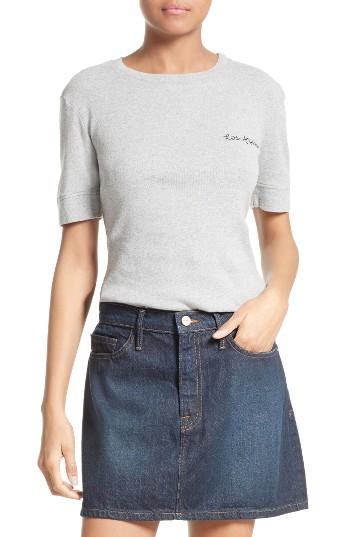 Women's Frame Cotton Tee - Grey