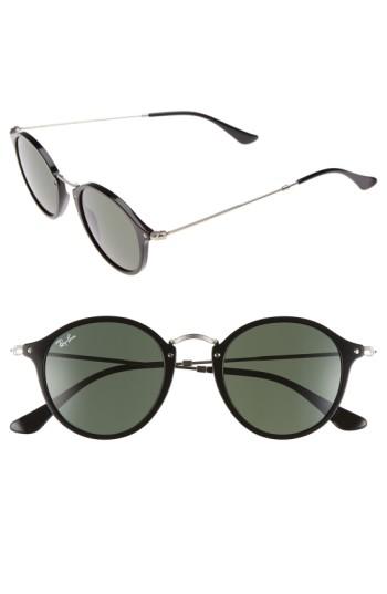 Men's Ray-ban 49mm Retro Sunglasses - Black/ Green