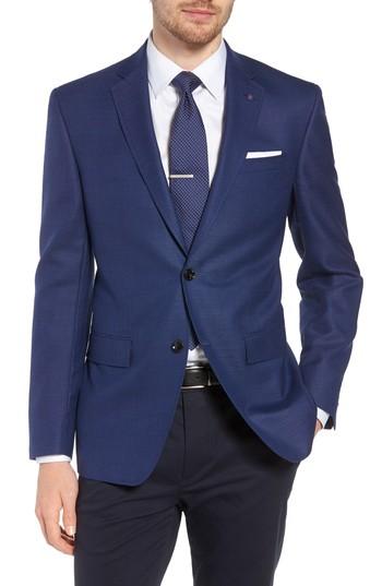 Men's Ted Baker London Jay Trim Fit Wool Blazer R - Blue