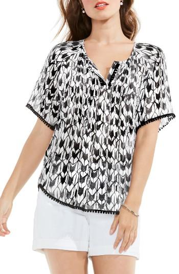 Women's Two By Vince Camuto Geo Daydream Tassel Blouse