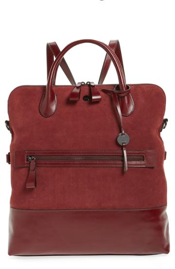Lodis Los Angeles Nia Convertible Leather Backpack -