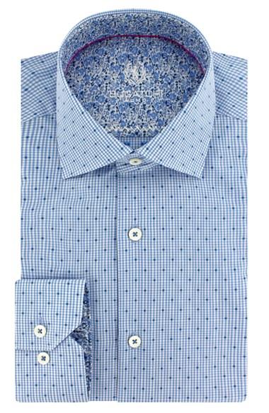 Men's Bugatchi Trim Fit Dot Dress Shirt