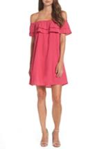 Women's Mary & Mabel Off The Shoulder Ruffle Dress - Pink