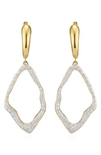 Women's Monica Vinader 'riva' Diamond Drop Earrings