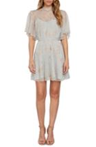 Women's Willow & Clay Embroidered Minidress - Grey