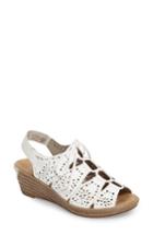 Women's Rieker Antistress Fanni Wedge Sandal Eu - White