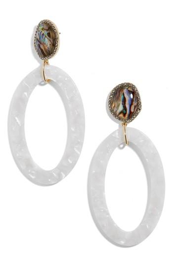 Women's Baublebar Trisha Drusy & Oval Drop Earrings