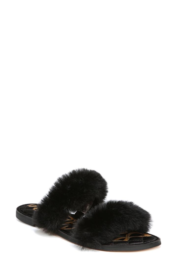 Women's Sam Edelman Griselda Faux Fur Slide Sandal