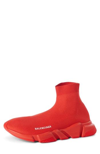 Men's Balenciaga Speed High Slip-on Us / 43eu - Red