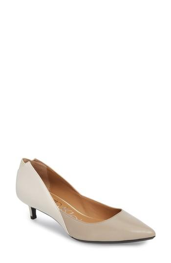 Women's Calvin Klein Grayce Pointy Toe Pump M - Brown
