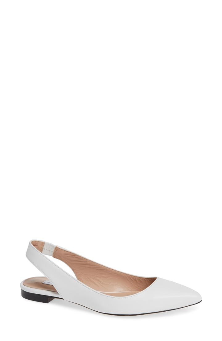 Women's James Chan Nakasey Slingback Sandal M - White