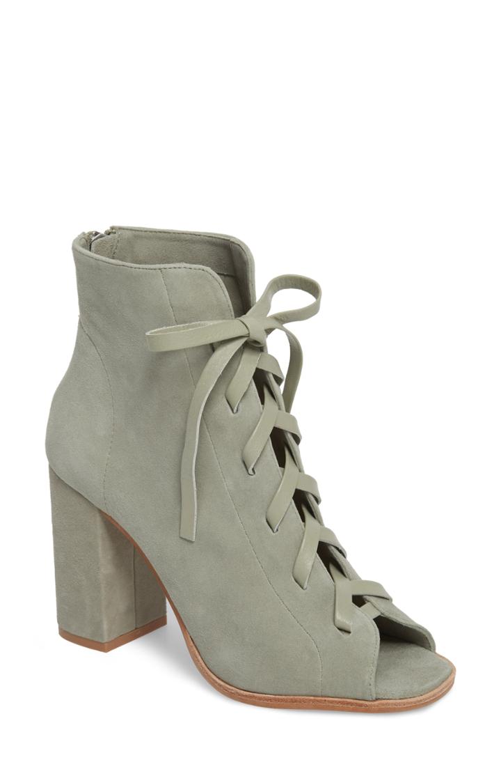 Women's Kristin Cavallari Layton Lace-up Boot .5 M - Green