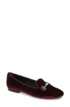 Women's Tods Double T Loafer .5us / 35.5eu - Burgundy