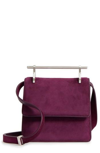 M2malletier Mini La Collectionneuse Suede Crossbody Bag -