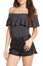 Women's Socialite Ruffle Off The Shoulder Bodysuit