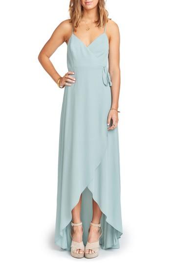 Women's Show Me Your Mumu Mariah Wrap Maxi Dress, Size - Grey