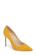 Women's Manolo Blahnik 'bb' Pointy Toe Pump Us / 39eu - Yellow