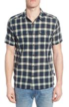 Men's Patagonia Steersman Fit Plaid Shirt, Size Small - Blue