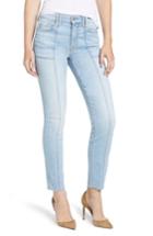 Women's 7 For All Mankind Roxanne Paneled Ankle Slim Jeans - Blue