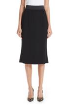 Women's Dolce & Gabbana Stretch Cady Pencil Skirt Us / 38 It - Black