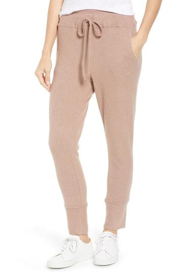 Women's Bobeau Cozy Jogger Pants - Beige