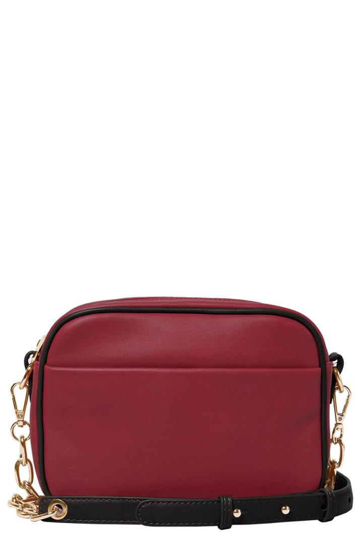 Urban Originals Mindful Vegan Leather Crossbody Bag - Burgundy