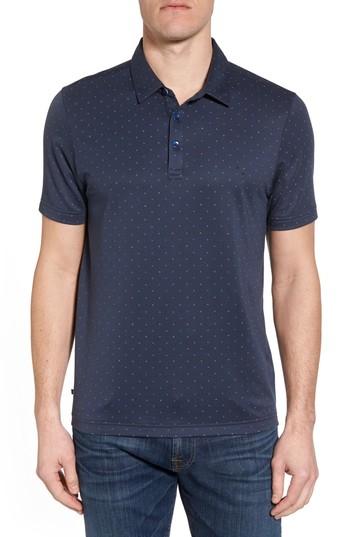 Men's Travis Mathew Smyser Pique Polo - Blue