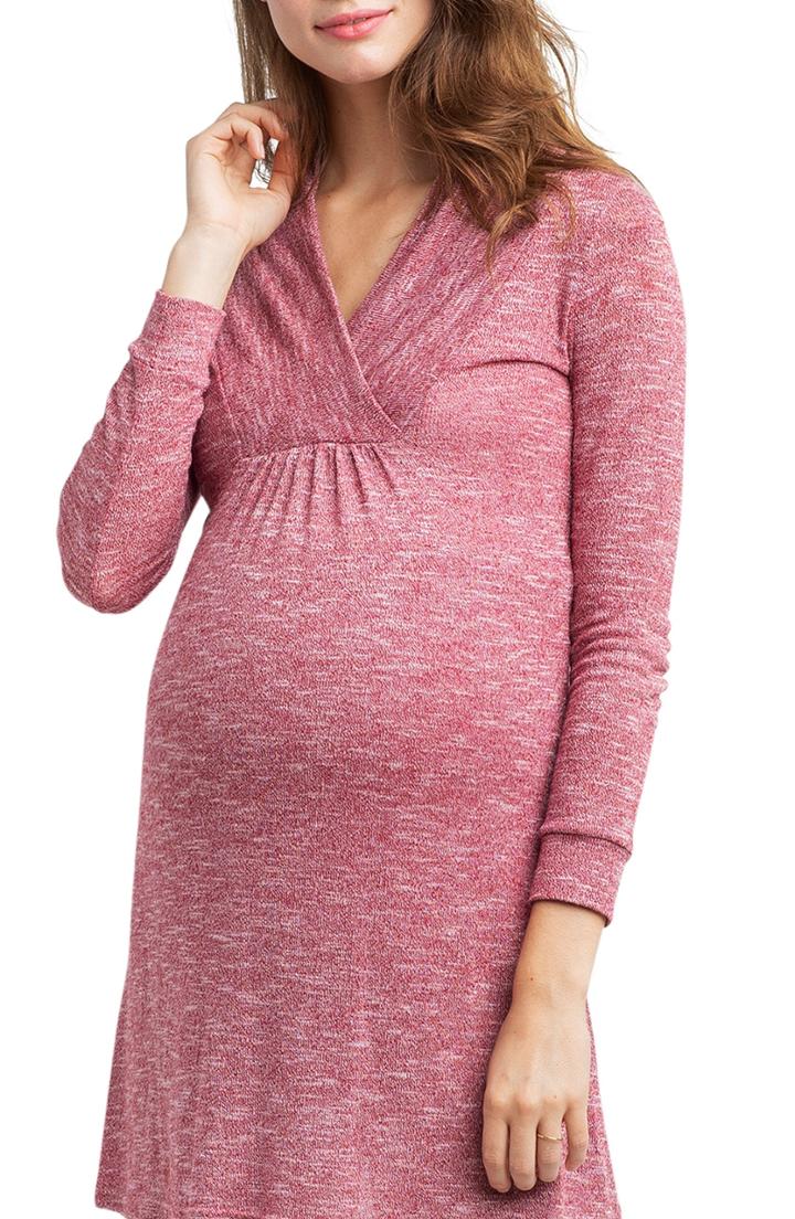 Women's Nom Maternity Tanya Maternity Tunic - Burgundy