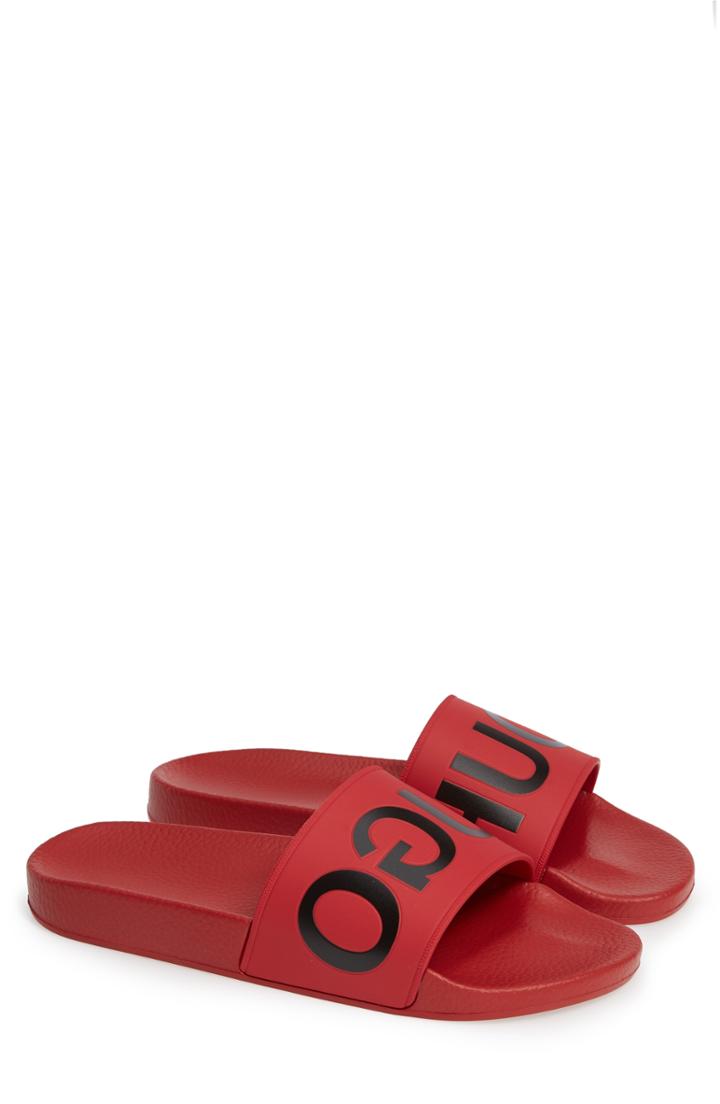 Men's Boss Time Out Slide Sandal M - Red