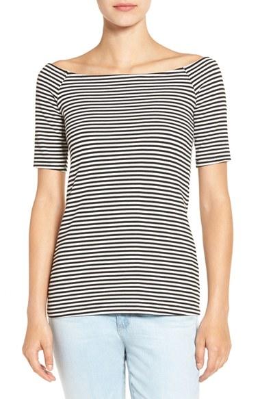 Women's Splendid Stripe Off The Shoulder Top