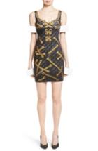 Women's Moschino Trope L'oeil Quilted Chain Dress