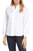 Women's Gibson Blouson Sleeve Shirt - White