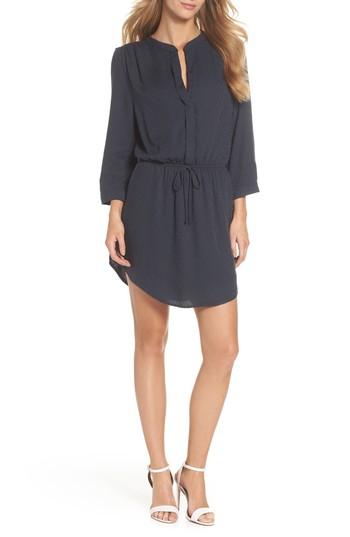 Women's Mary & Mabel Mini Shirtdress - Blue