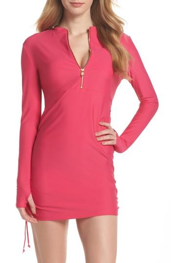 Women's Mott 50 Sonja Upf 50 Cover-up Swim Dress - Pink