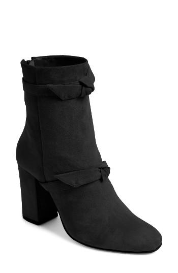 Women's Alexandre Birman Lorraine Tie Bootie M - Black