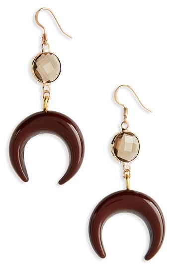 Women's Love's Affect Zoe Crescent Drop Earrings